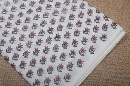 Cotton fabric, Fabric by yard, Hand printed fabric, Block Print Fabric, Indian Fabric