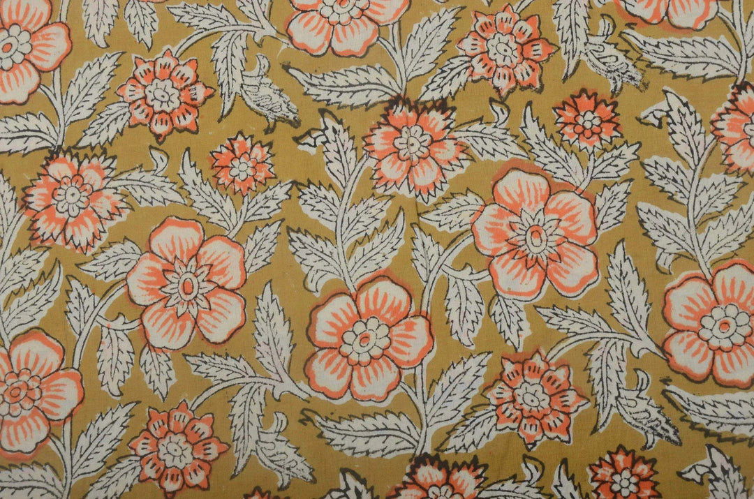 Mellor Indian Cotton Block Print Fabric