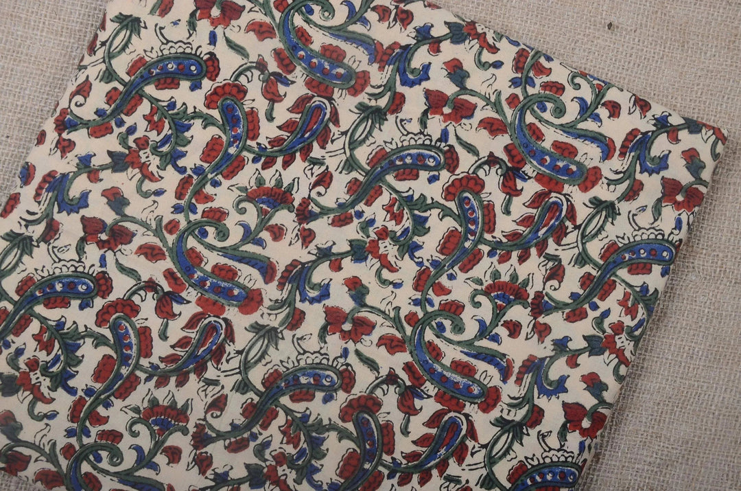 Mollis Indian Cotton Block Print Fabric
