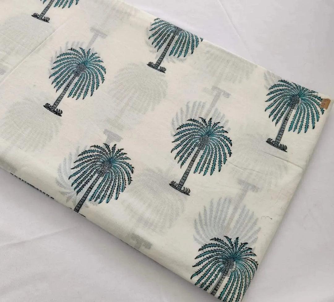 Glintz Indian Cotton Block Print Fabric