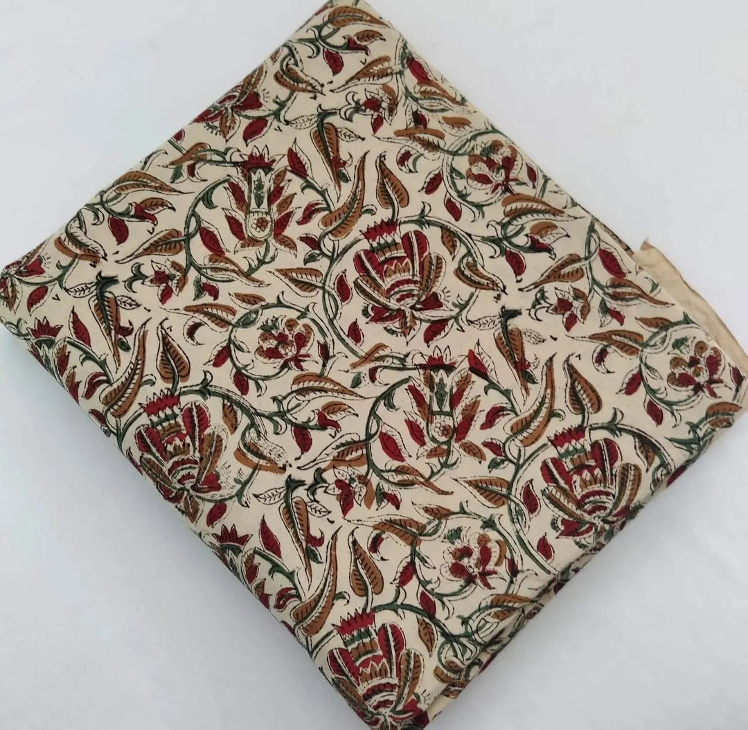 Zenden Indian Cotton Block Print Fabric