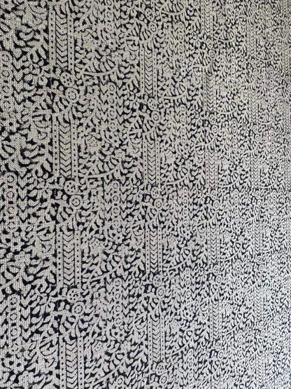 Linen fabric, Fabric by yard, Hand printed fabric, Block Print Fabric, Indian Fabric