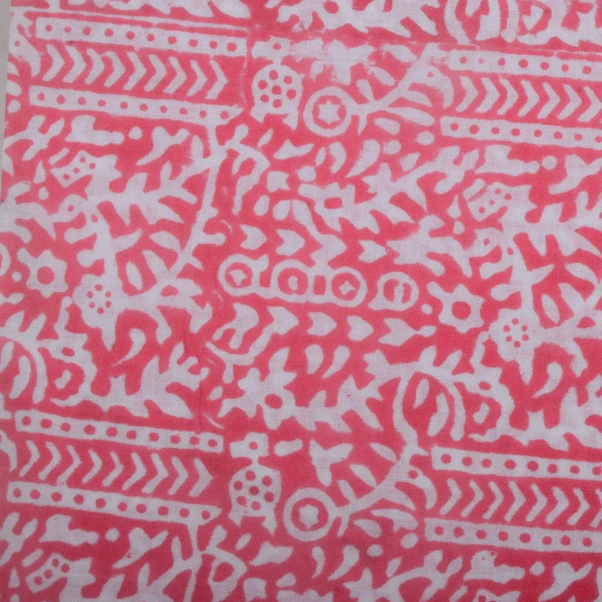 Ravell Floral Hand Block Print Cotton Fabric