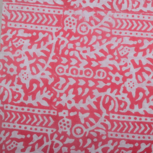 Ravell Floral Hand Block Print Cotton Fabric