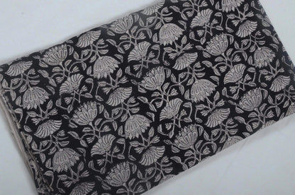 Indian Cotton Block Print Fabric by the Yard -Sewing and Quilting Fabric - Maple Village Lane