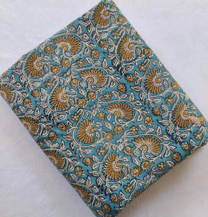 Turquoise Blue & Yellow