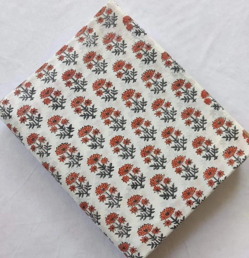 Marrah Indian Cotton Block Print Fabric