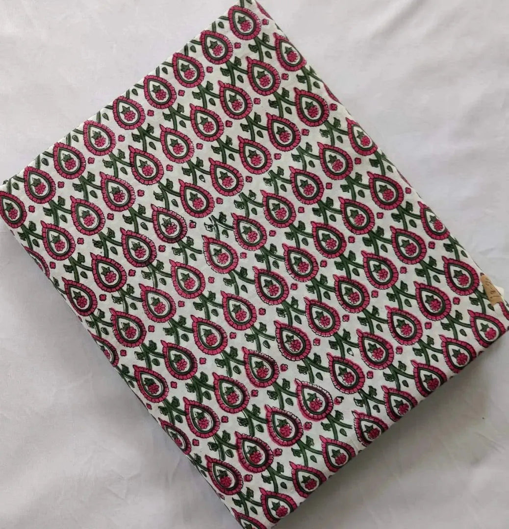 Thatcha Indian Cotton Block Print Fabric