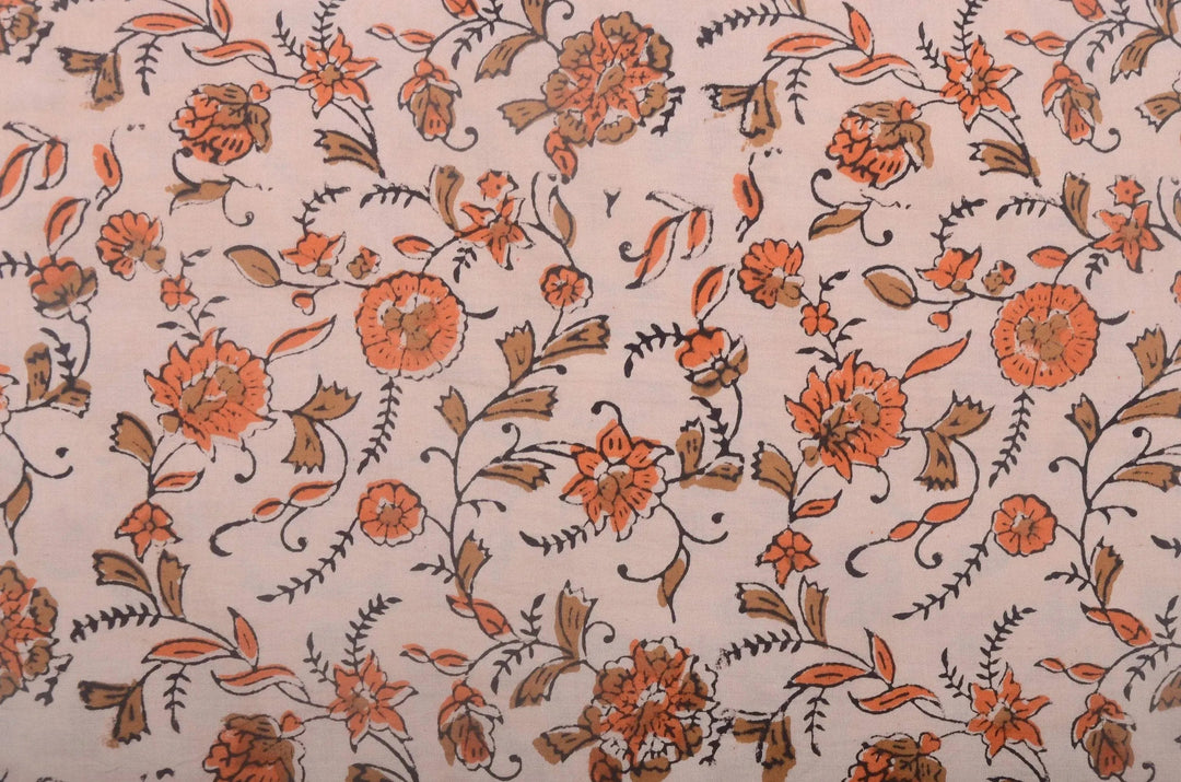 Cylven Indian Cotton Block Print Fabric