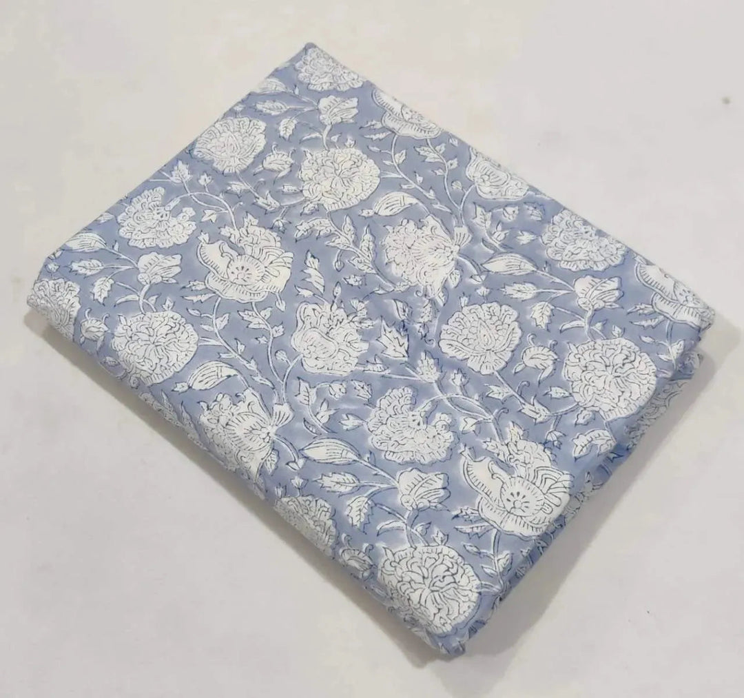 Brynna Indian Cotton Block Print Fabric