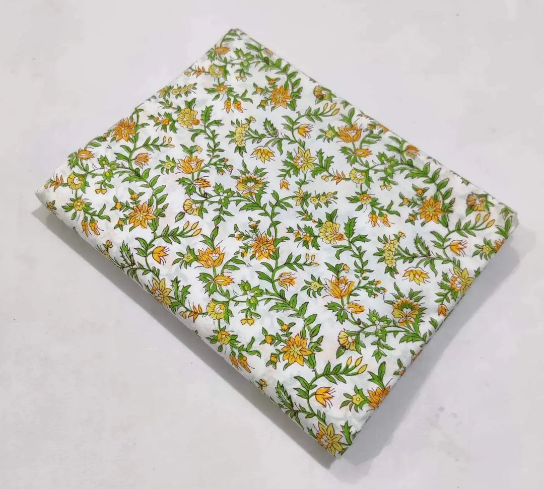 Caelyn Indian Cotton Block Print Fabric
