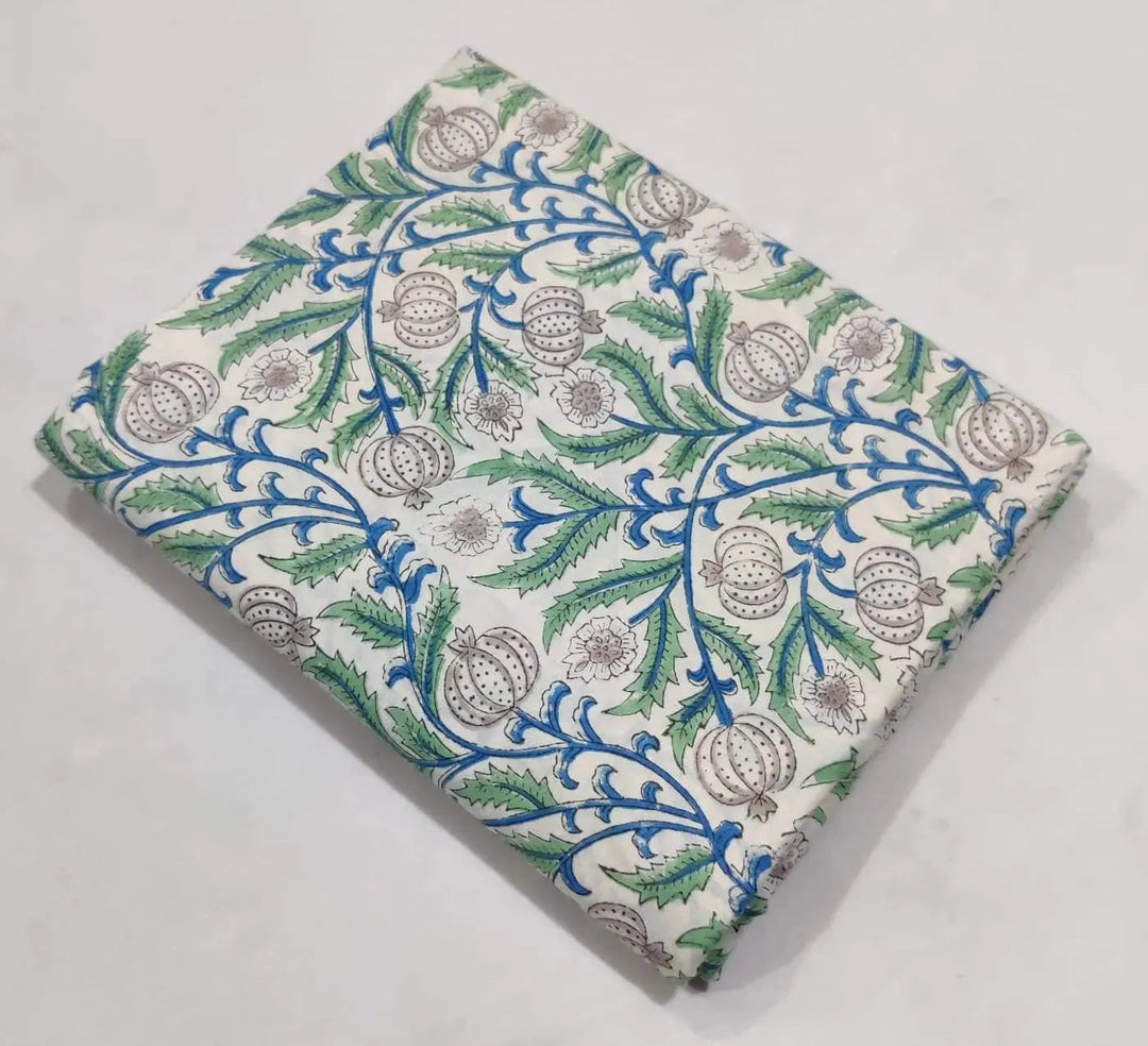Oryssa Indian Cotton Block Print Fabric
