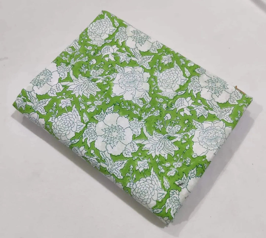 Brynth Indian Cotton Block Print Fabric