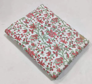 Coral Red & Green