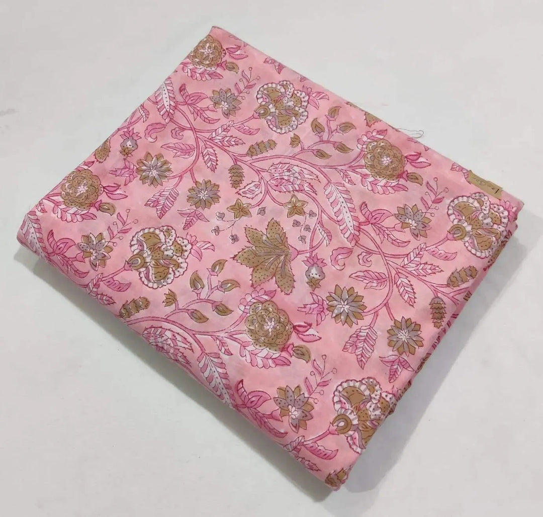 Thalya Indian Cotton Block Print Fabric