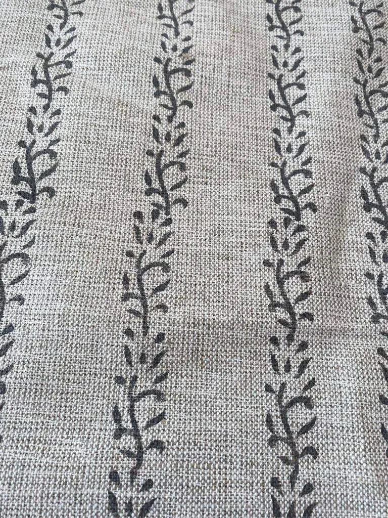 Veera Hand Block Printed Linen Fabric