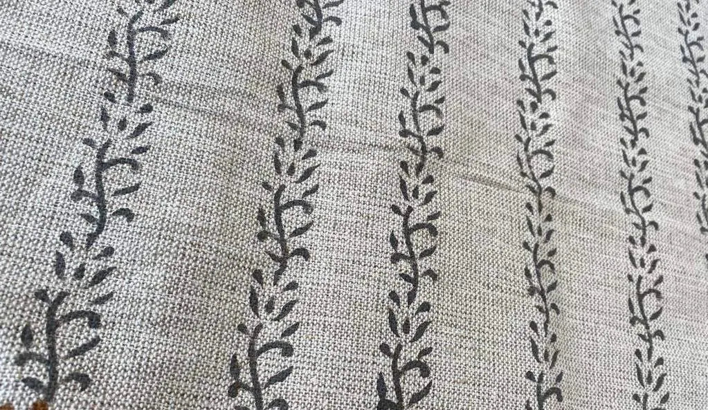 Veera Hand Block Printed Linen Fabric