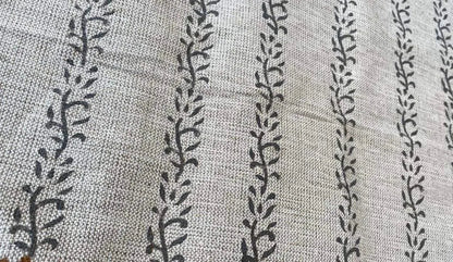 Veera Hand Block Printed Linen Fabric