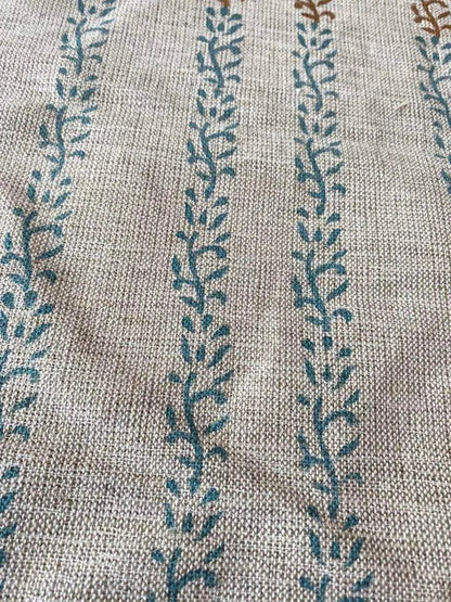Veera Hand Block Printed Linen Fabric