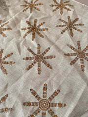 Handloom Linen Fabric - most popular block print fabric - best for Upholstery , cushion cover , sofa/chair cover , and other crafts - Rohiyaan