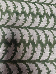 Block Print Fabric, Floral Print Linen, By the yards, Pillow Cover Fabric, For Table Cloth, Hand Woven Thick Linen Fabric For Upholstery - Rohiyaan