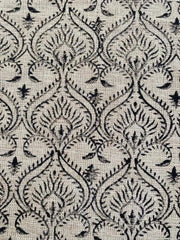Linen fabric, Fabric by yard, Hand printed fabric, Block Print Fabric, Indian Fabric