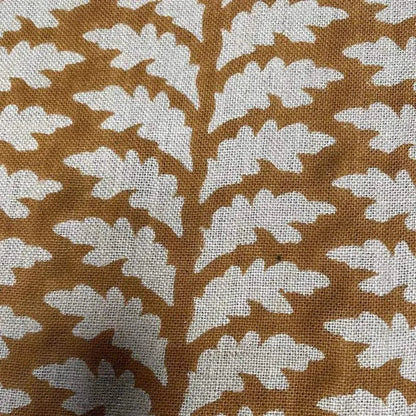 Fiona Hand Block Print Linen Fabric