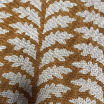 Fiona Hand Block Print Linen Fabric