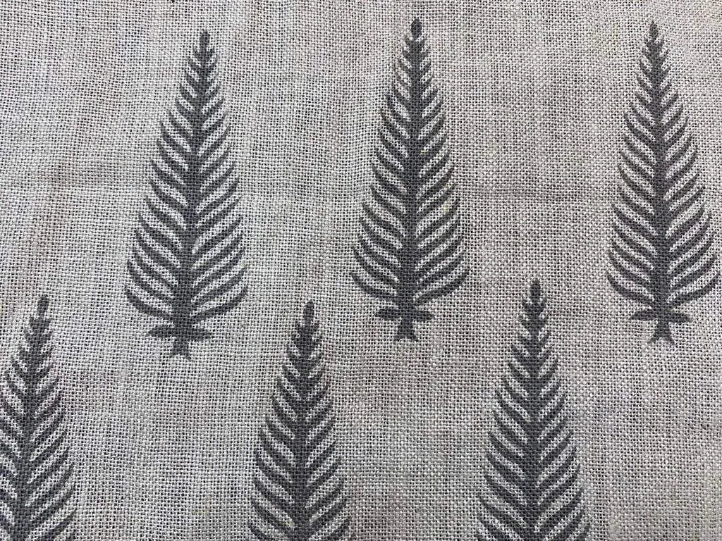 Conner Block Print Handloom Linen Fabric