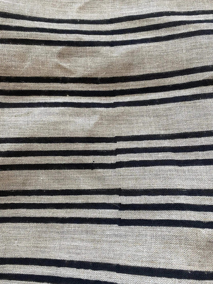 Zayan Block Print Handloom Linen Fabric