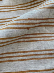 Cindrel Block Print Handloom Linen Fabric