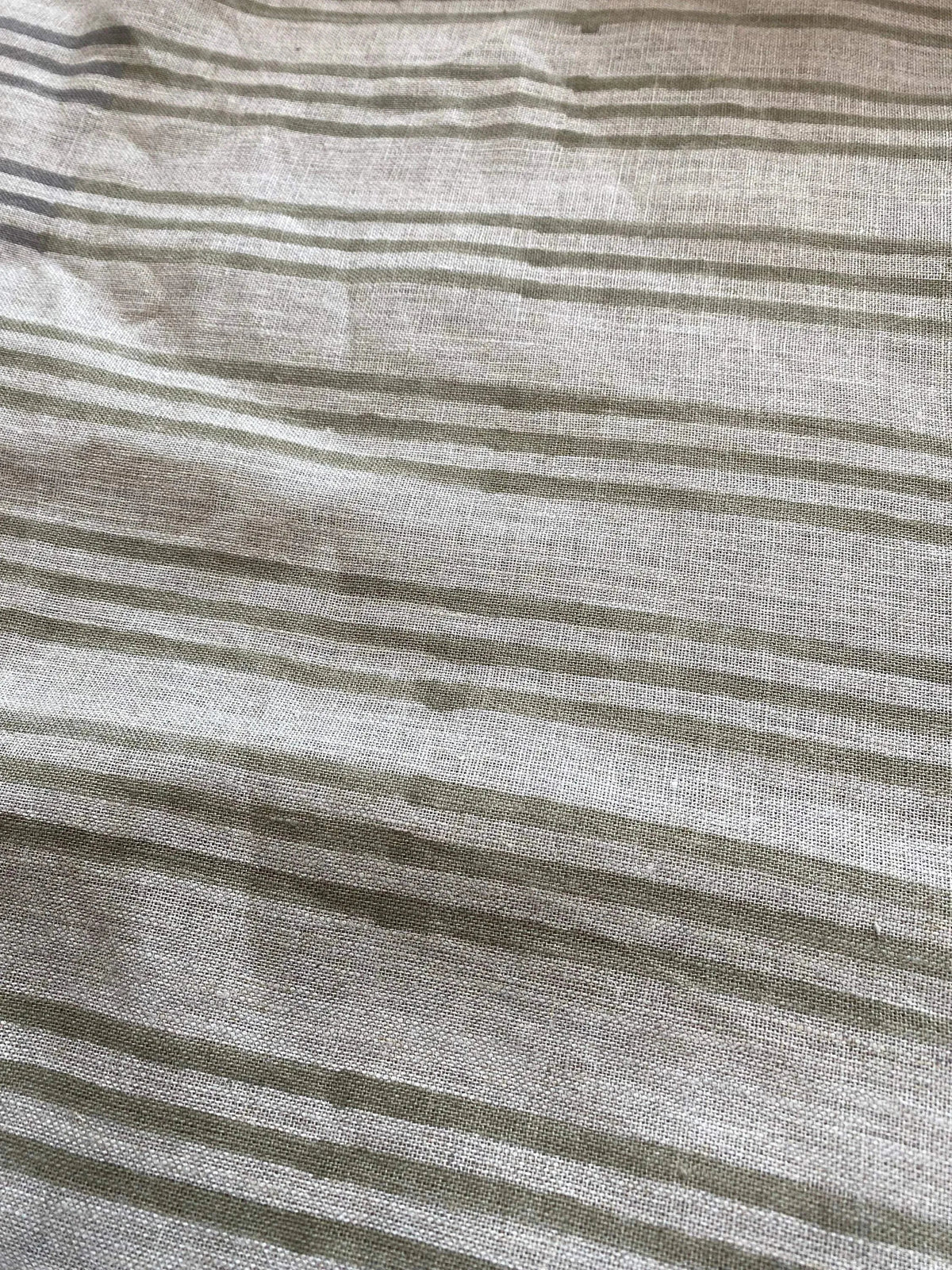 Sylentha Block Print Handloom Linen Fabric