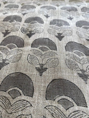 Cyrella Block Print Handloom Linen Fabric