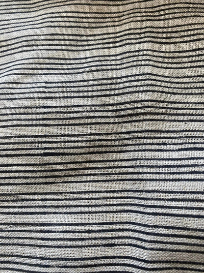 Quorra Block Print Handloom Linen Fabric