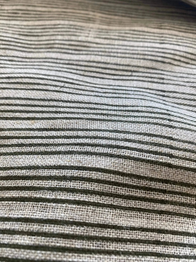 Quorra Block Print Handloom Linen Fabric