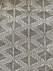 Virelle Block Print Handloom Linen Fabric