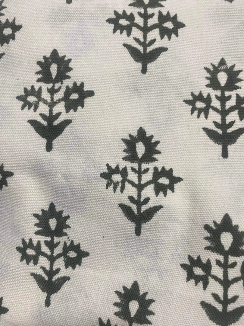 Kalvyn Block Print Handloom Linen Fabric