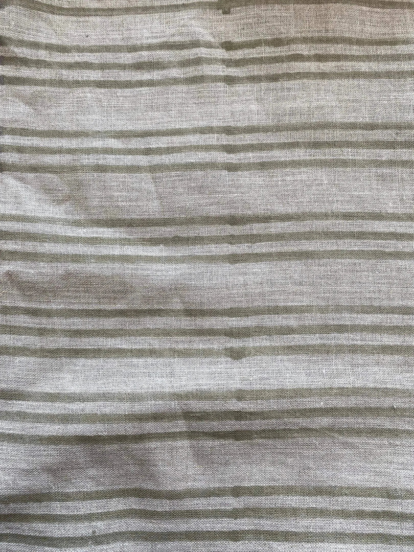 Sylentha Block Print Handloom Linen Fabric