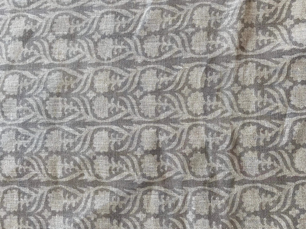 Linen fabric, Fabric by yard, Hand printed fabric, Block Print Fabric, Indian Fabric
