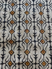 Yurell Block Print Handloom Linen Fabric