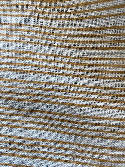 Quorra Block Print Handloom Linen Fabric