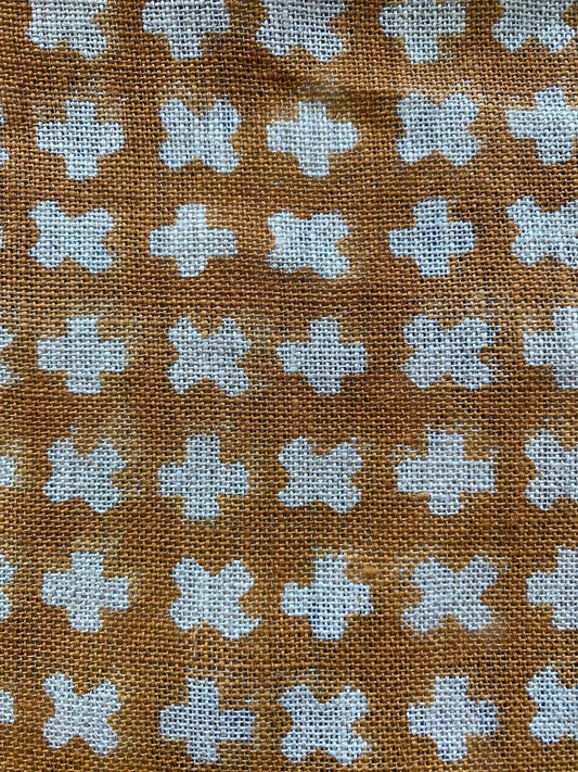 Linen fabric, Fabric by yard, Hand printed fabric, Block Print Fabric, Indian Fabric