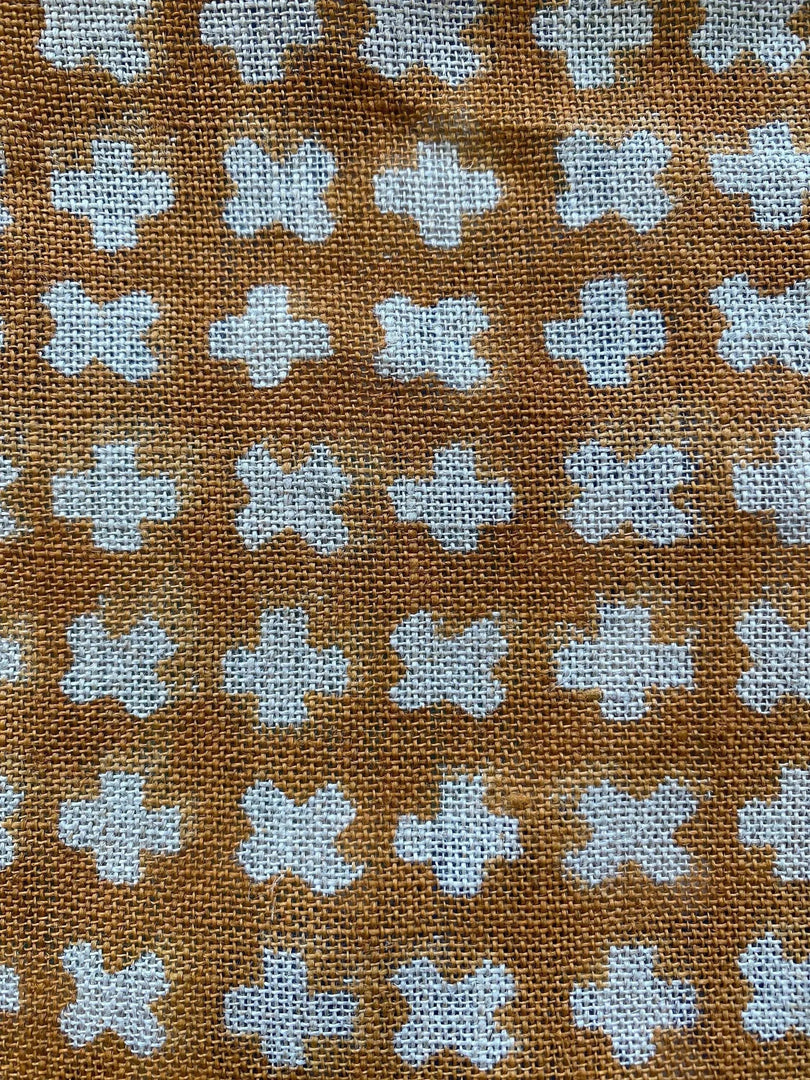 Lintal Block Print Handloom Linen Fabric