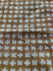 Lintal Block Print Handloom Linen Fabric