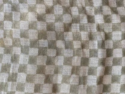 Graphin Block Print Handloom Linen Fabric