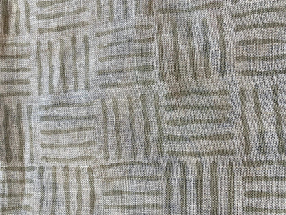 Eva Hand Block Print Linen Fabric