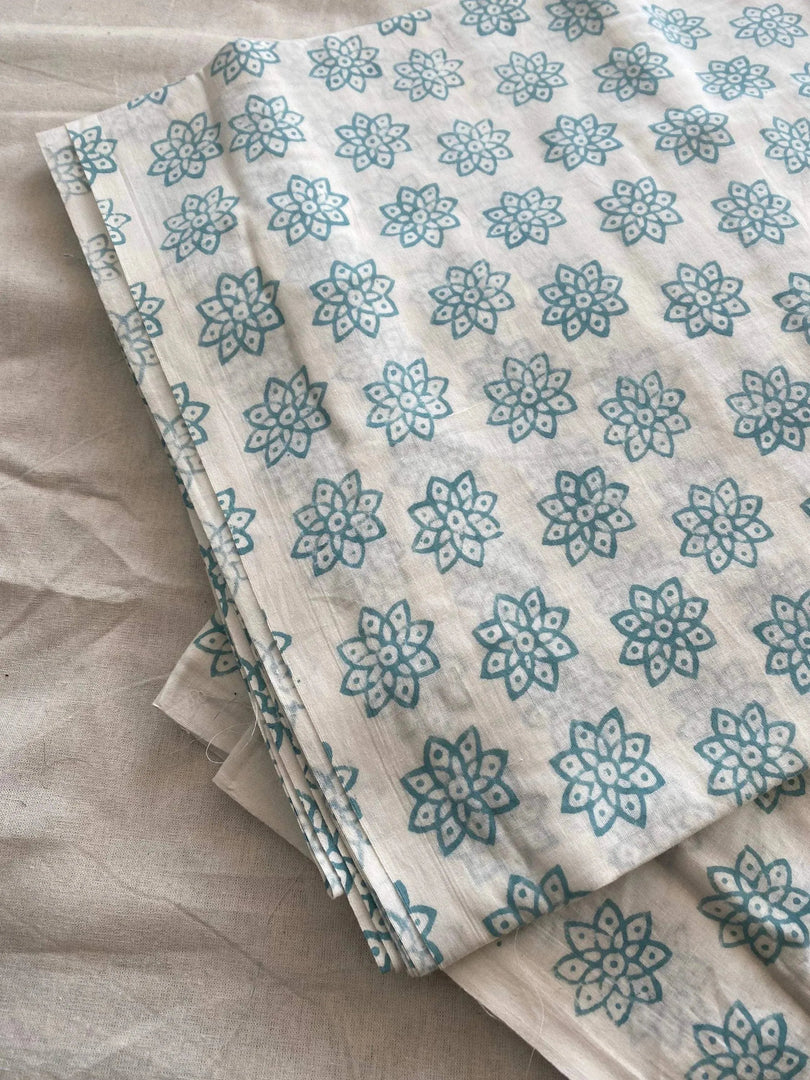 Ambera Indian Cotton Block Print Fabric
