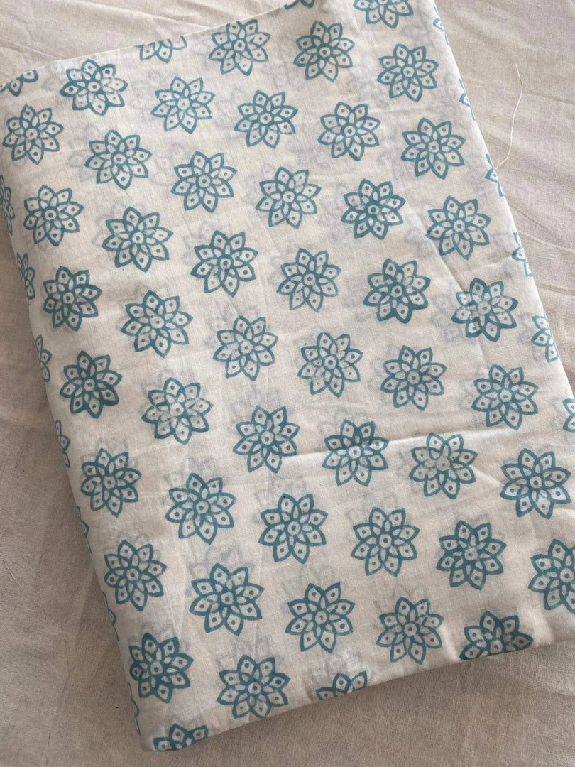 Ambera Indian Cotton Block Print Fabric
