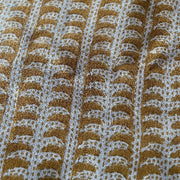 Aenara Block Print Handloom Linen Fabric