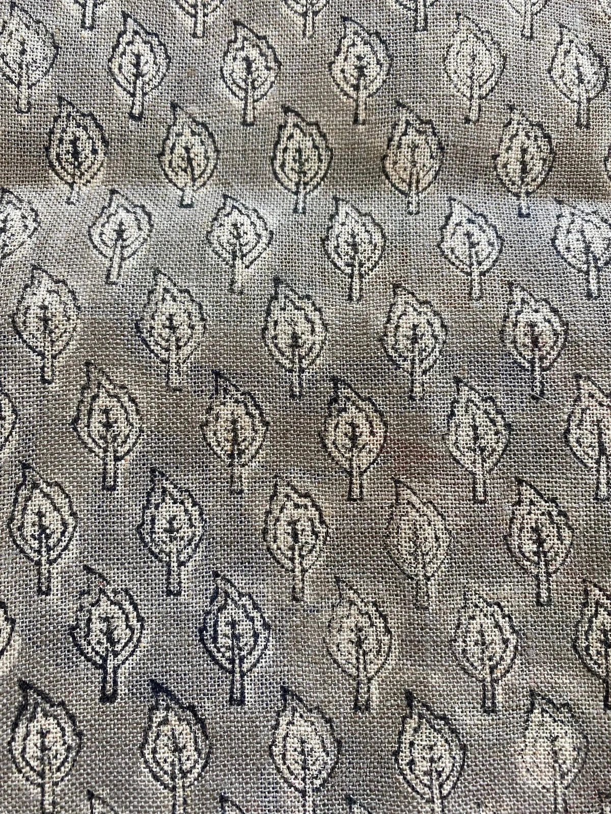Rolly Block Printed Linen Fabric
